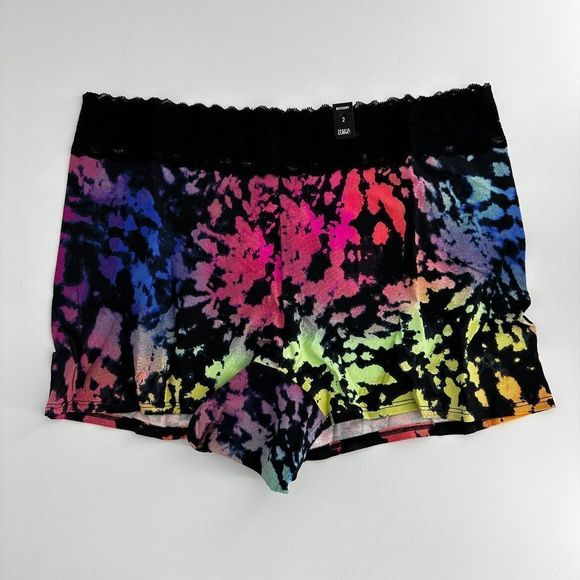torrid Other - Torrid Lace Trim Boyshort Panty - Cotton Tie Dye Explosion 3X